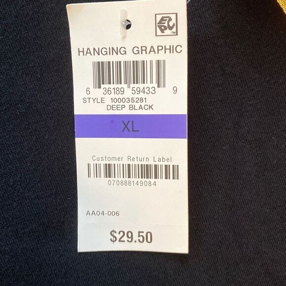 INC NWT Womens Celtic Knot T-Shirt Tee 100% Cotton Witchy Viking Gold Black XL - Picture 5 of 7